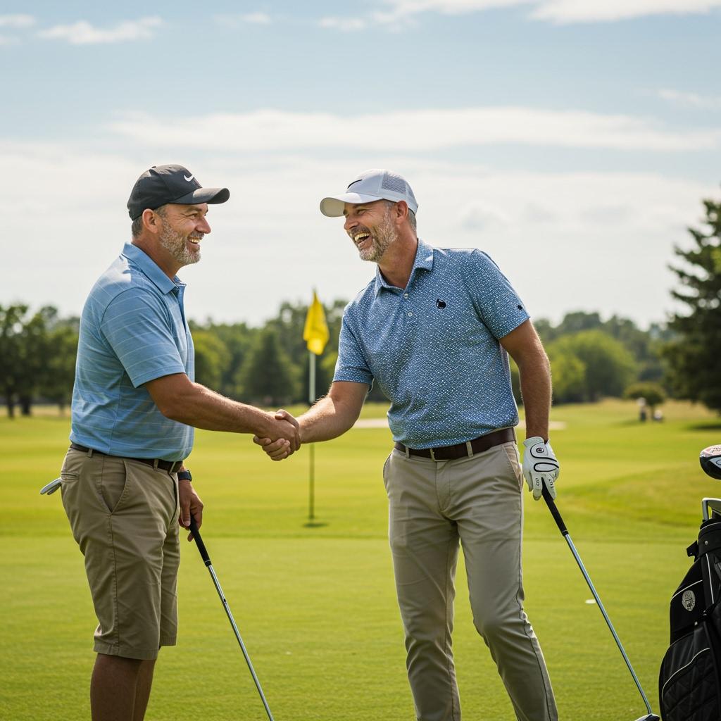 A special connection made on the golf course.