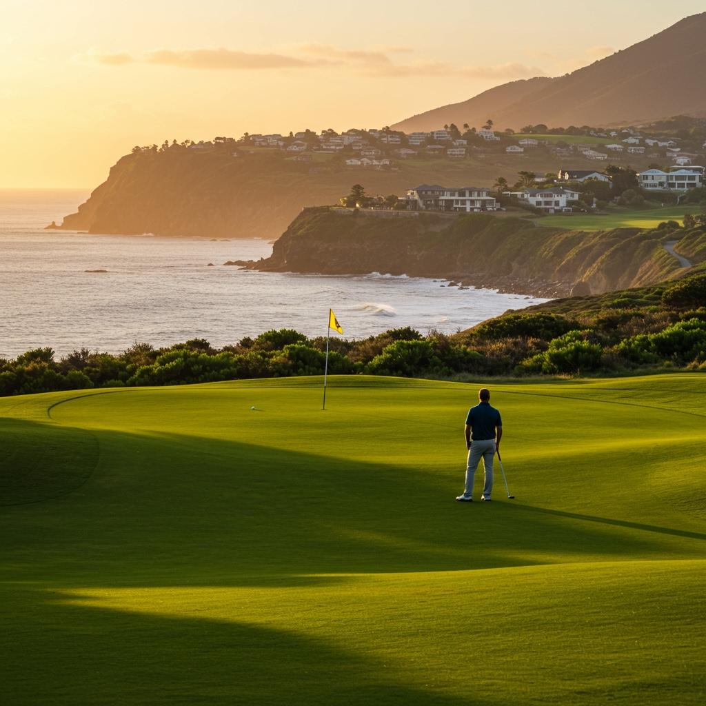 Here's a suggestion for a golf trip for a solo golfer:

**Scottsdale, Arizona, USA** - Offers a vibrant social scene, numerous top-rated public golf courses, and comfortable resort options perfect for meeting other golfers.