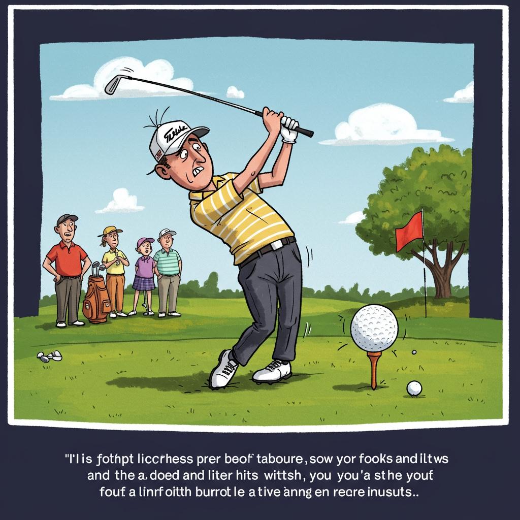 Golf, a comedy where laughter never stops.