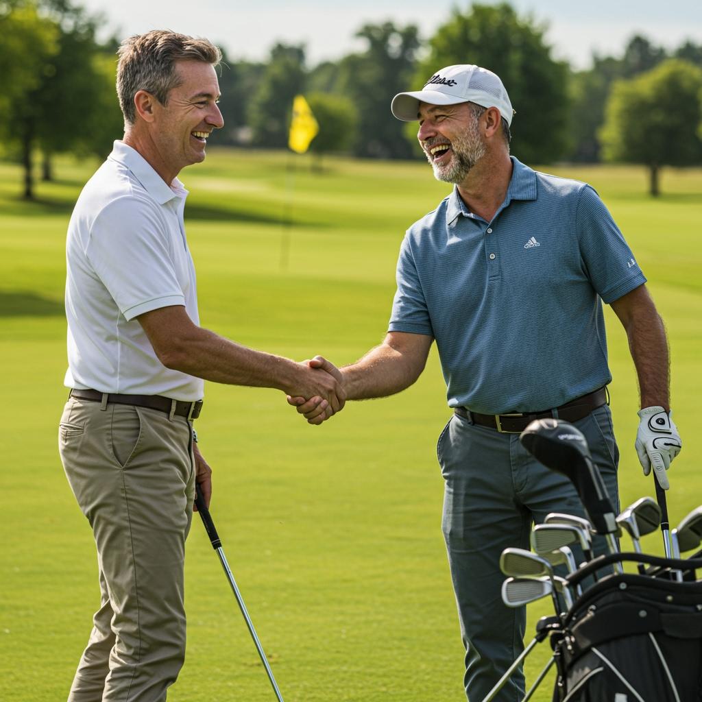 A special connection made on the golf course.