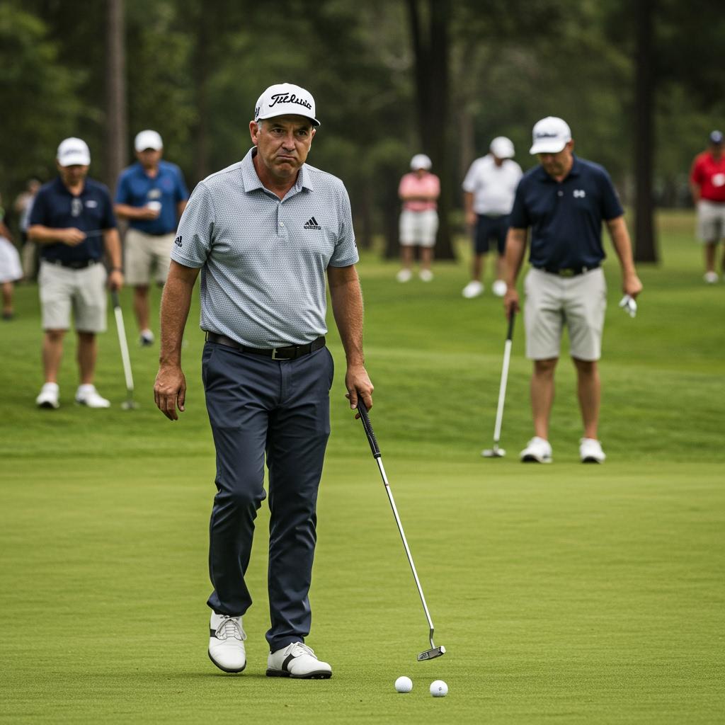 Absolutely! Here are 10 things you should never do on a golf course, translated into English:

1.  **Disrupt another player's swing:** (Talking, moving, or making noise while someone is addressing the ball or swinging.)
2.  **Walk across another player's putting line:** (It's considered disrespectful and can damage the line of the putt.)
3.  **Damage the greens:** (Failing to repair divots, ball marks, or dragging your feet.)
4.  **Throw clubs in anger:** (This is dangerous and shows poor sportsmanship.)
5.  **Give unsolicited advice:** (Unless asked, refrain from offering swing tips or course management advice.)
6.  **Play slow and hold up the group behind you:** (Be mindful of pace of play and keep up with the group in front.)
7.  **Leave a mess in the golf cart or on the course:** (Dispose of trash properly and keep the cart tidy.)
8.  **Ignore dress code requirements:** (Adhere to the golf course's dress code policy.)
9.  **Cheat or bend the rules:** (Maintain honesty and integrity while playing.)
10. **Be disrespectful to course staff or other players:** (Treat everyone with courtesy and respect.)