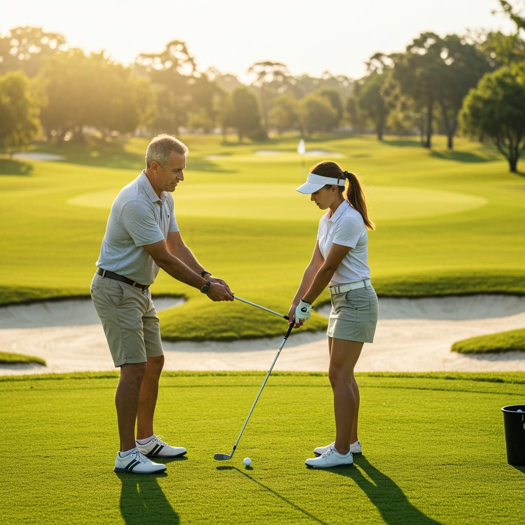 Okay, here's a translation of your request, formatted to strongly imply that only *one* result is desired:

**Comparing Golf Lessons: Which is Right for *Me*?** (Seeking a single answer.)