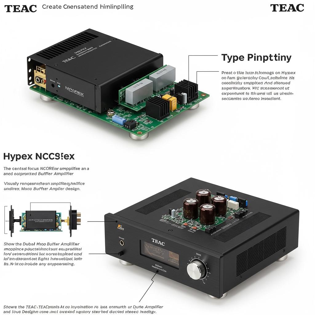 TEAC의 기술력: Hypex NCOREx, 듀얼 모노 버퍼 앰프