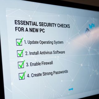 새 PC 보안 필수 점검 4가지