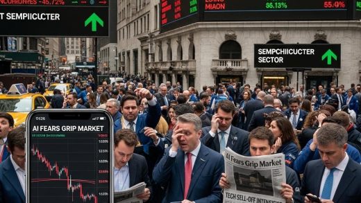 월가 AI 공포 확산, 엔비디아 급락