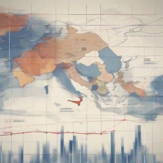 글로벌 경기지표 혼조, 중동 불안 심화