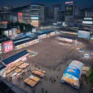 BTS 광화문 공연 관람객 예상 미달 편의점 재고 2026