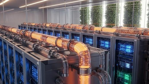 뜨거운 물로 식히는 데이터센터