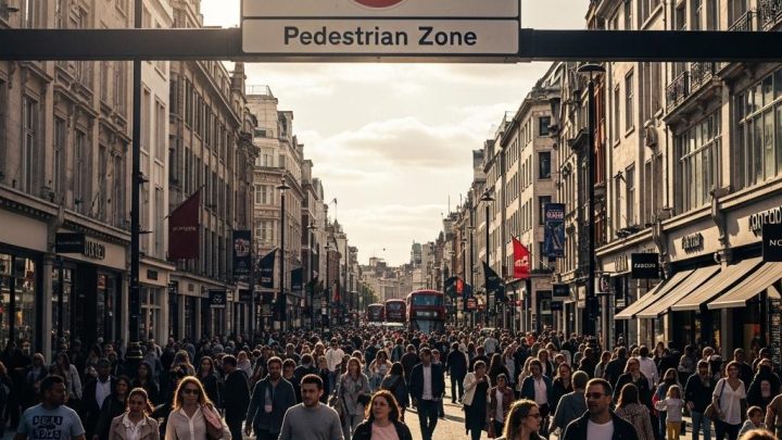 옥스퍼드 스트리트, 차 없는 거리로